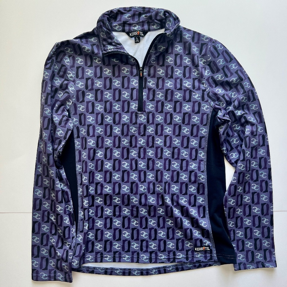 Kerrits Kids On Course Quarter Zip Fleece Tech Top